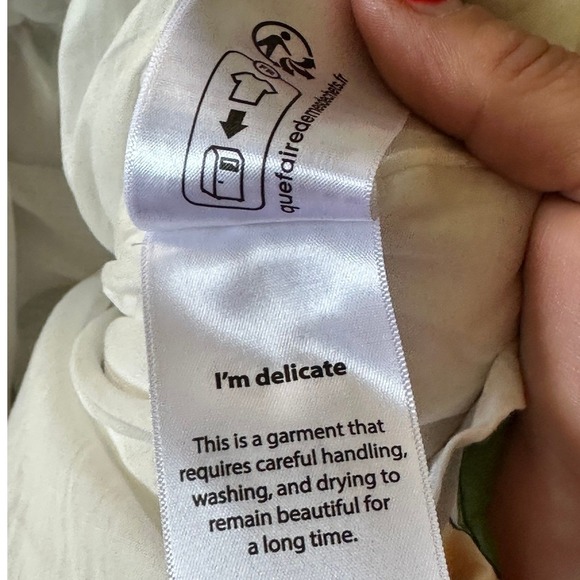 Farm Rio NWT SZ MED Trophical lightness off white Maxi Dress Floral Print Flowy - Picture 13 of 16